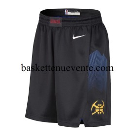Basket Denver Nuggets Shorts Nike 2023-2024 City Edition Noir Swingman - Homme